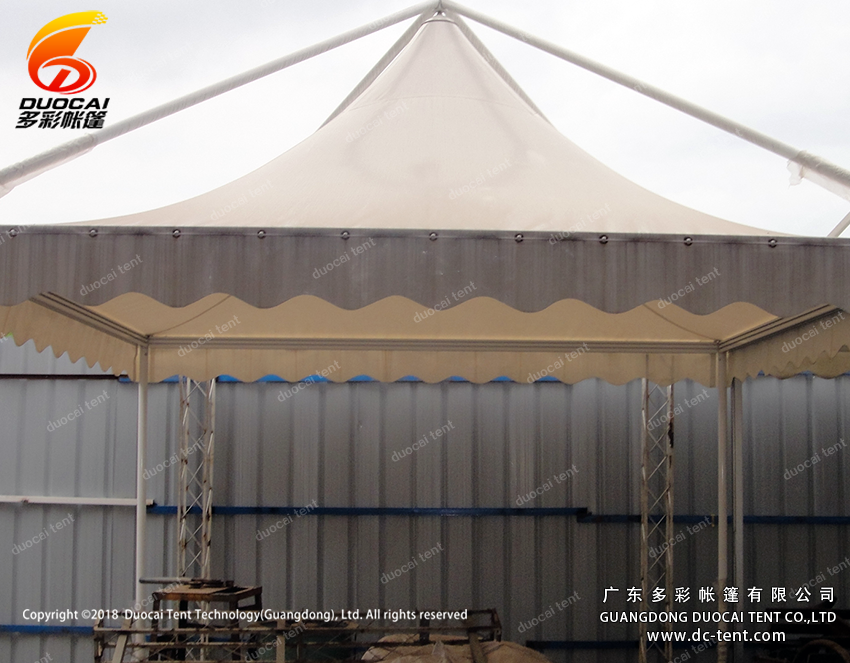 3x3M Clear PVC roof pagoda tent