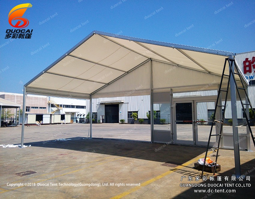 Gazebo wedding tent with glass door from Chinese manufactory