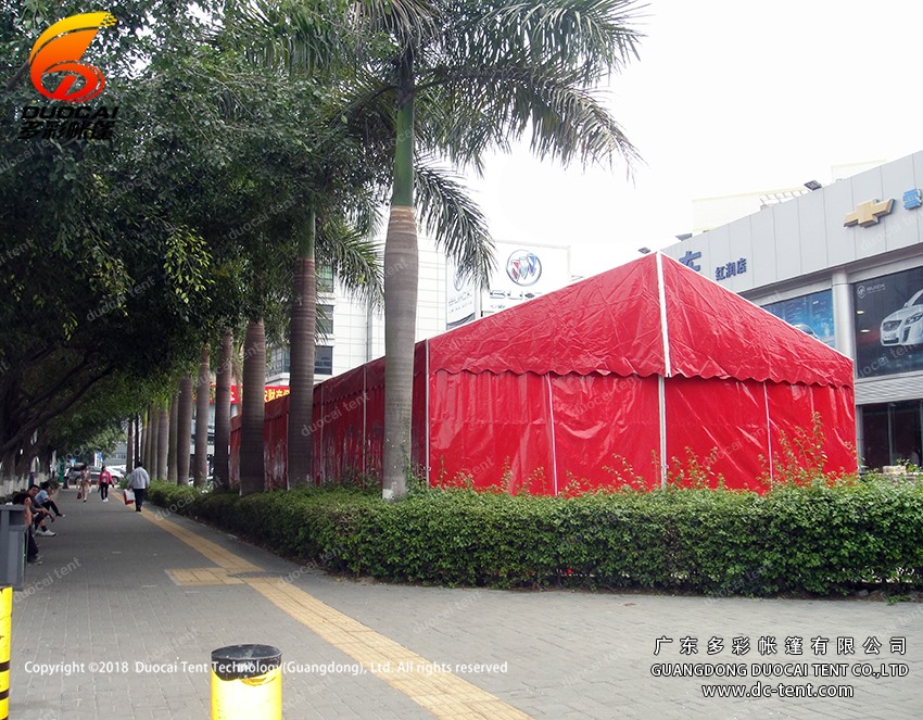 Removable tent with clear windows sidewalls from Chinese supplier