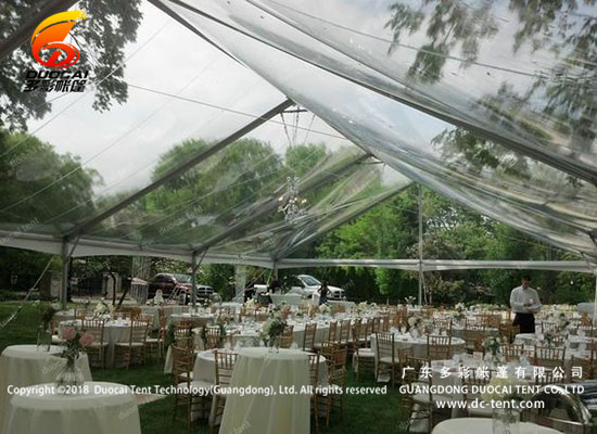 clear span tent