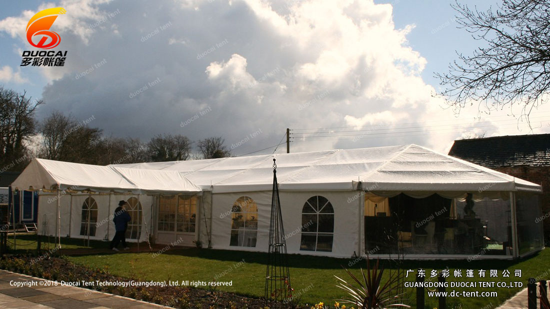 wedding reception tent