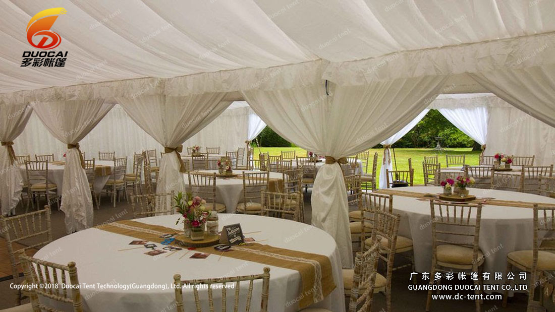 Outdoor marquee tent