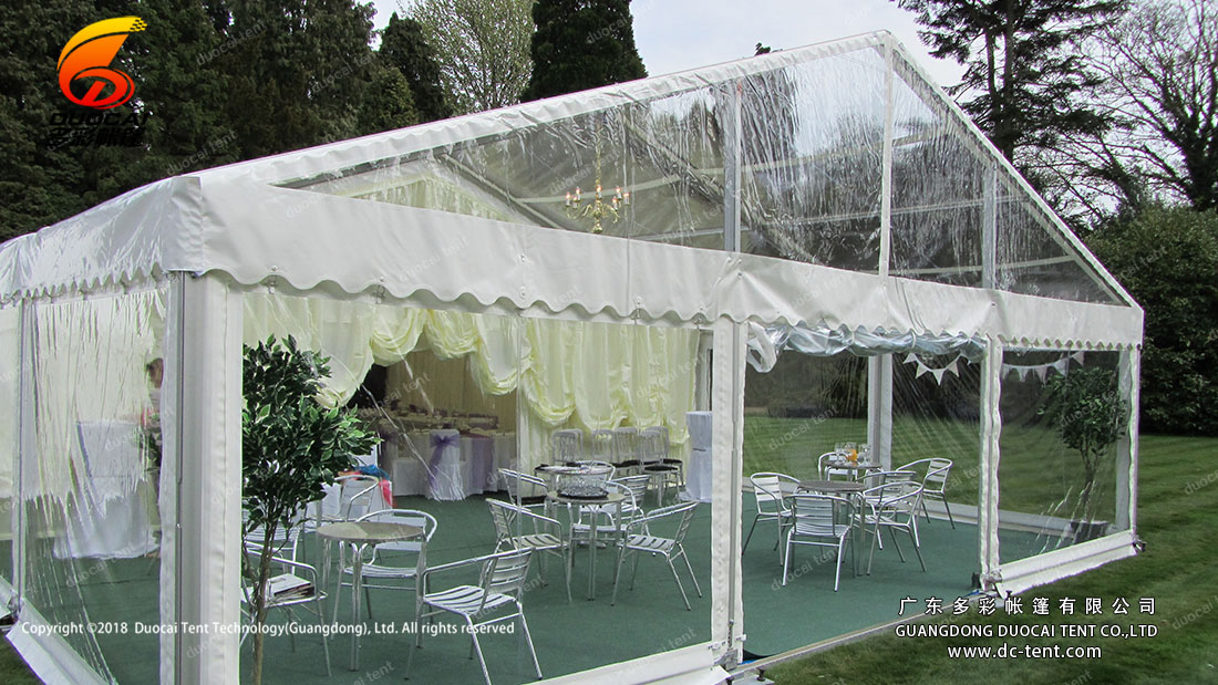 Big garden wedding celebration tent