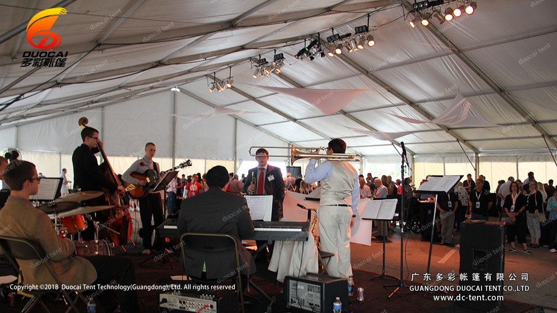 Music reception in the tent