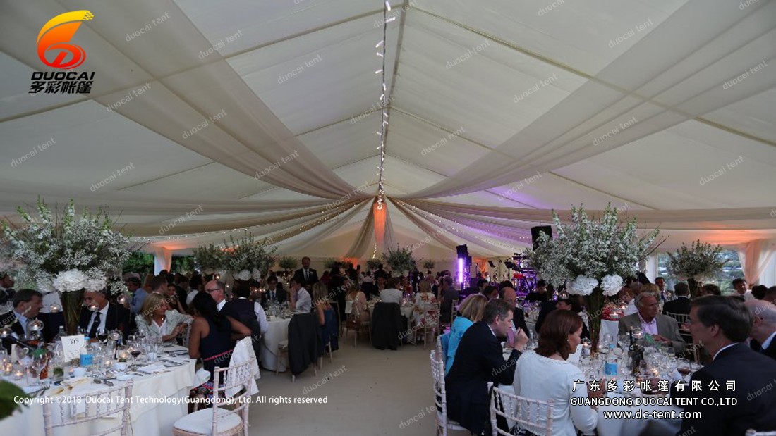 Romantic dinner tent