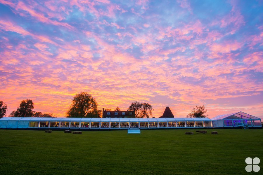 30m length reception tent for company’s banquet