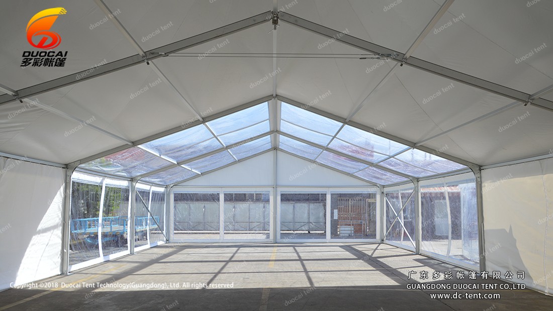 10X25m white commercial event tents for celebration and business affair
