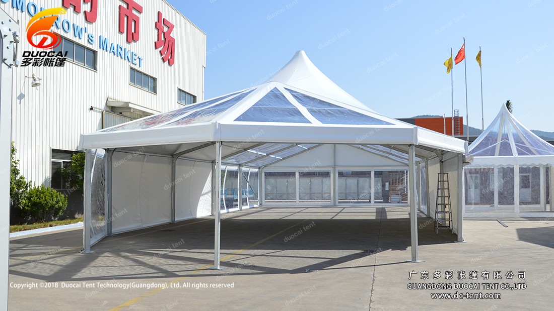 10X25m white commercial event tents for celebration and business affair