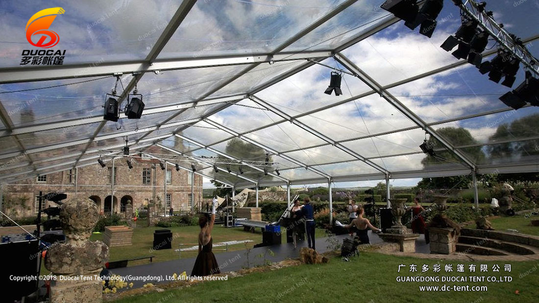 Tent of big dancing hall