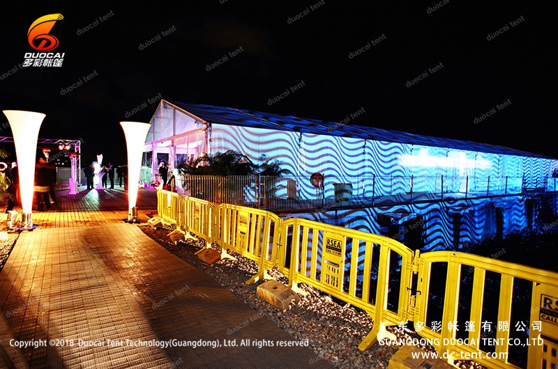 Aluminum PVC clear span structure tent for annual celebration