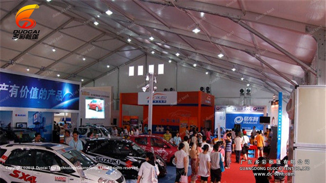 Aluminum auto show outdoor tent solution