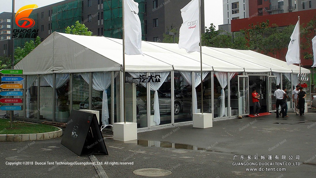 Outdoor exhibition tent on sale for auto dealer