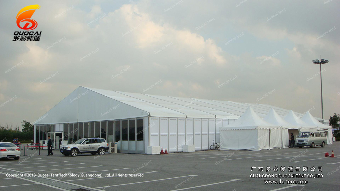 Trade fair marquee tent of deluxe exhibition