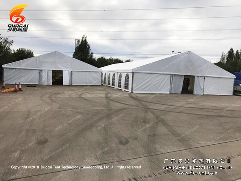 Warehouse tent for industrial use