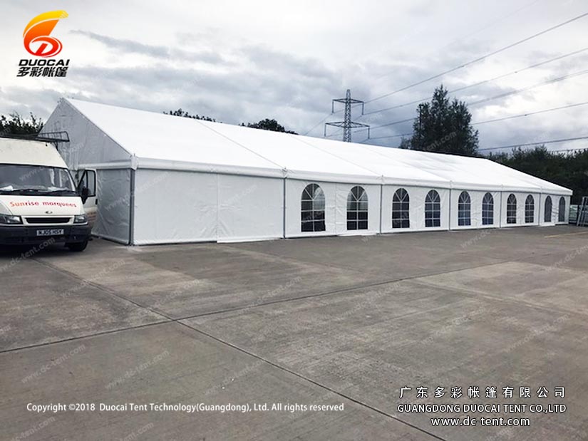 Warehouse tent for industrial use