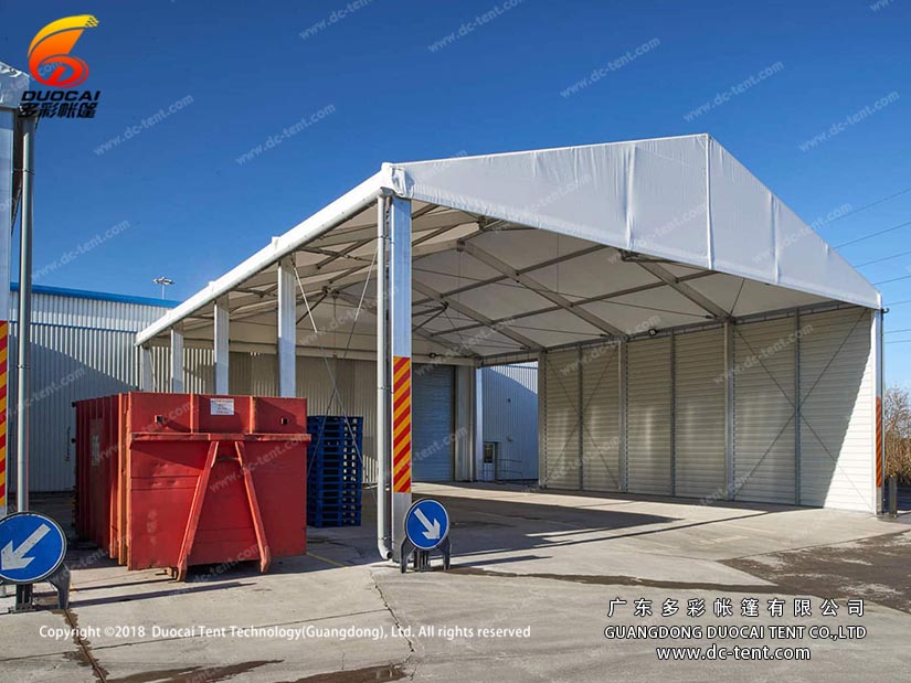 Warehouse clear span tent