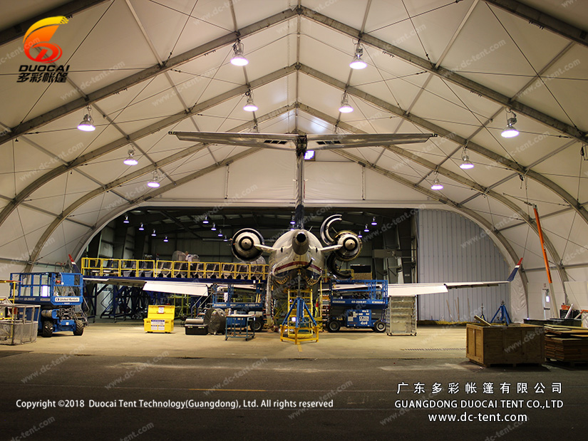 big aircraft warehouse