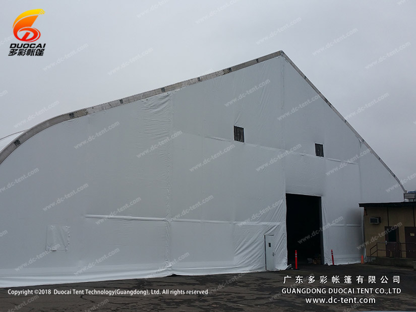 Custom warehouse tent of 30m width