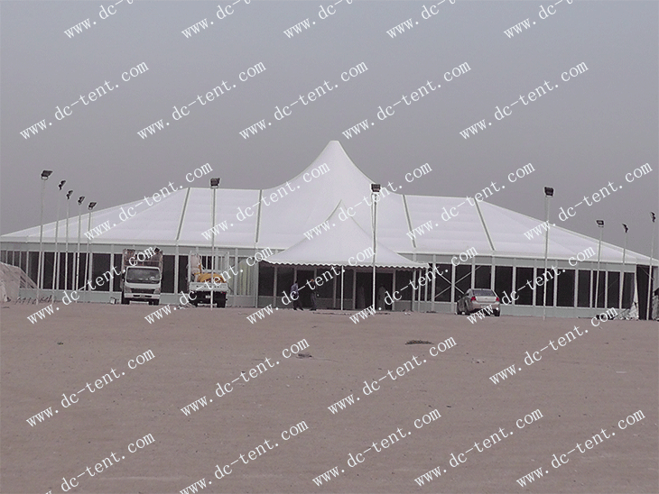 Hajj tent front