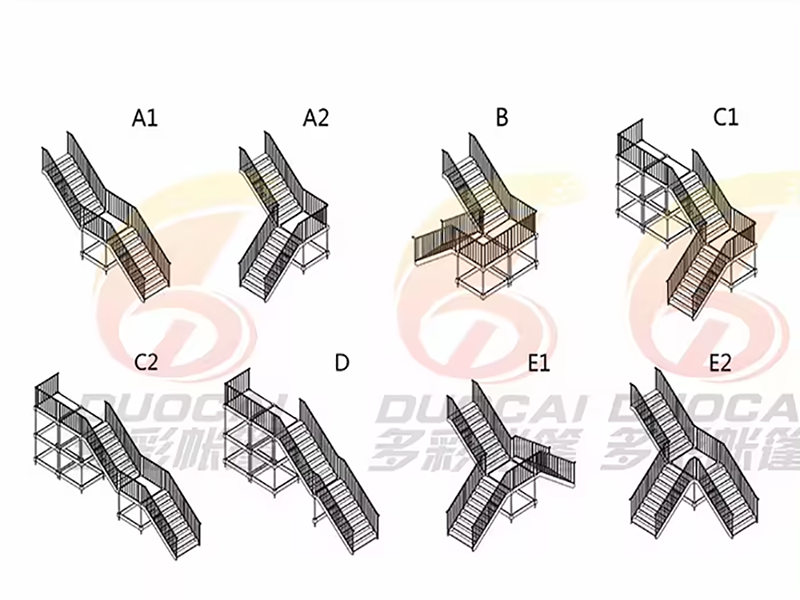 High Quality Aluminum Structure Glass Doors and Windows Double Decker Dormitory