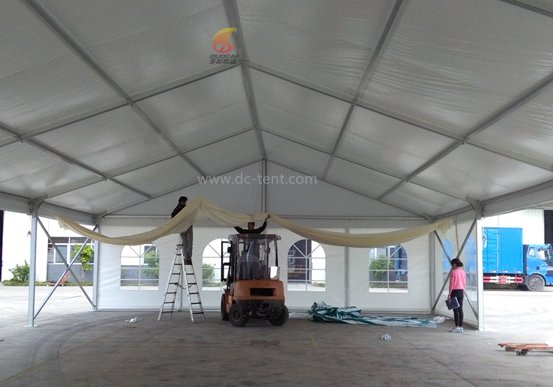 Exploring the innovative structure and construction skills of Mixed event tents