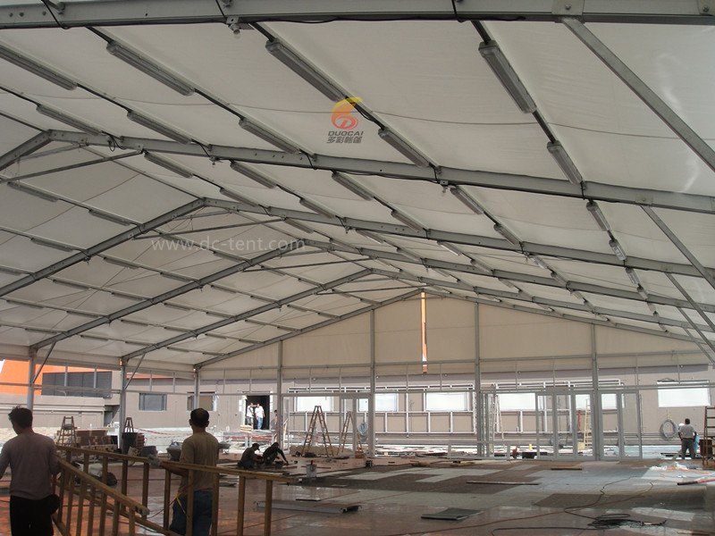 The shining application of mixed church tents in overseas high-end events