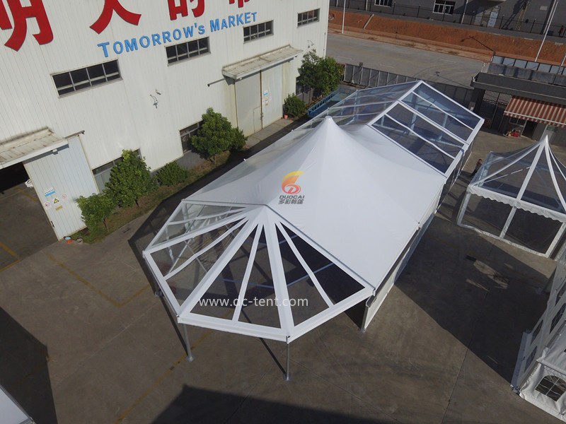 The reason why overseas events love Mixed transparent tents