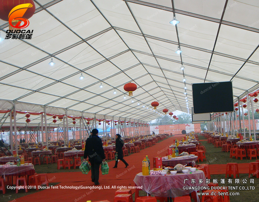 15x100M white PVC event tent for celebration