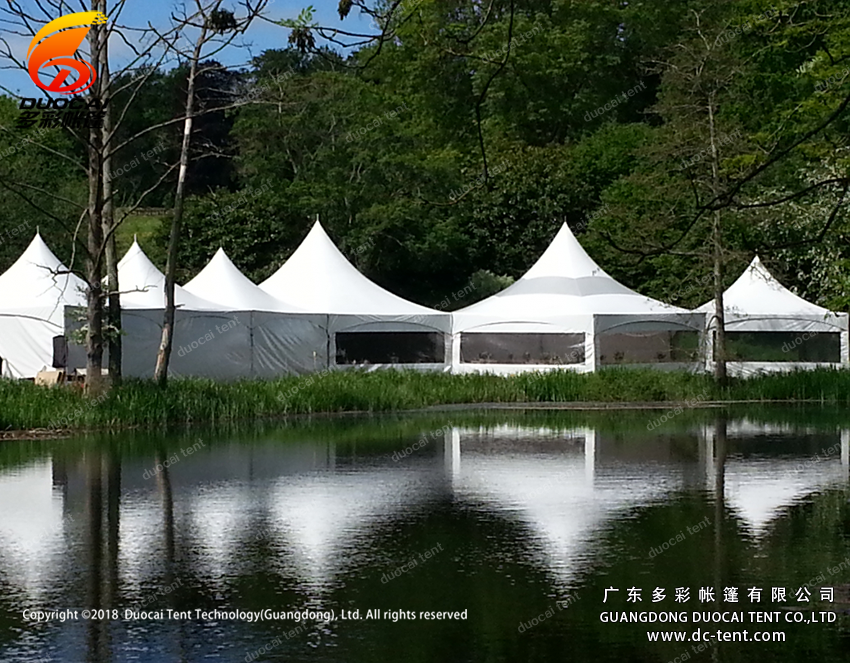 Promotion pagoda tent with sidewalls made in China