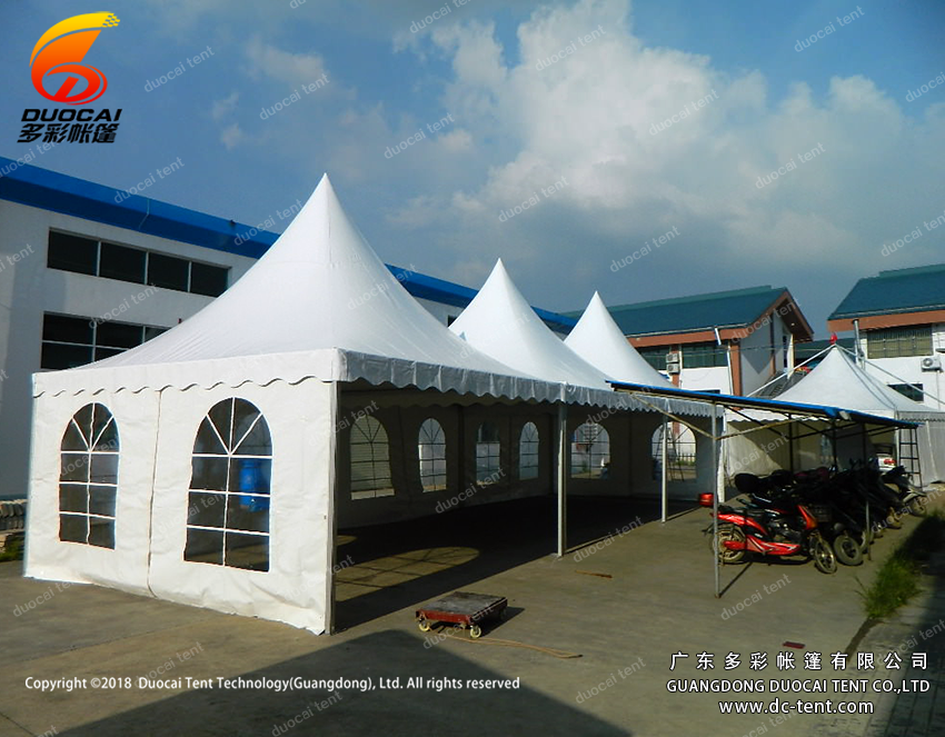 Duocai PVC pagoda canopy tents factory for promotion