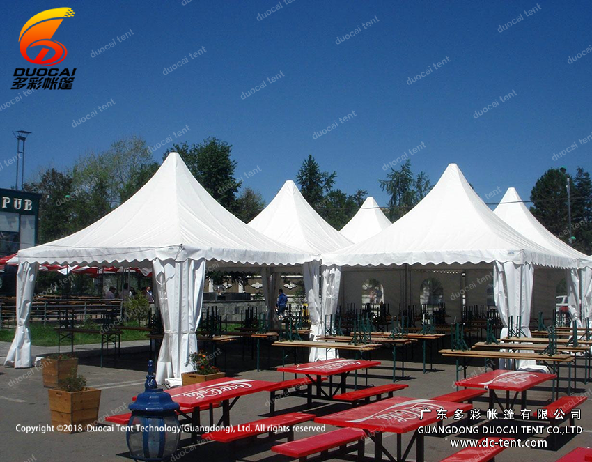 Duocai PVC pagoda canopy tents factory for promotion