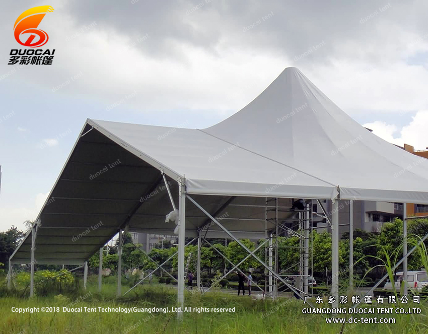 Mixed marquee tent with side walls PVC from chinese supplier