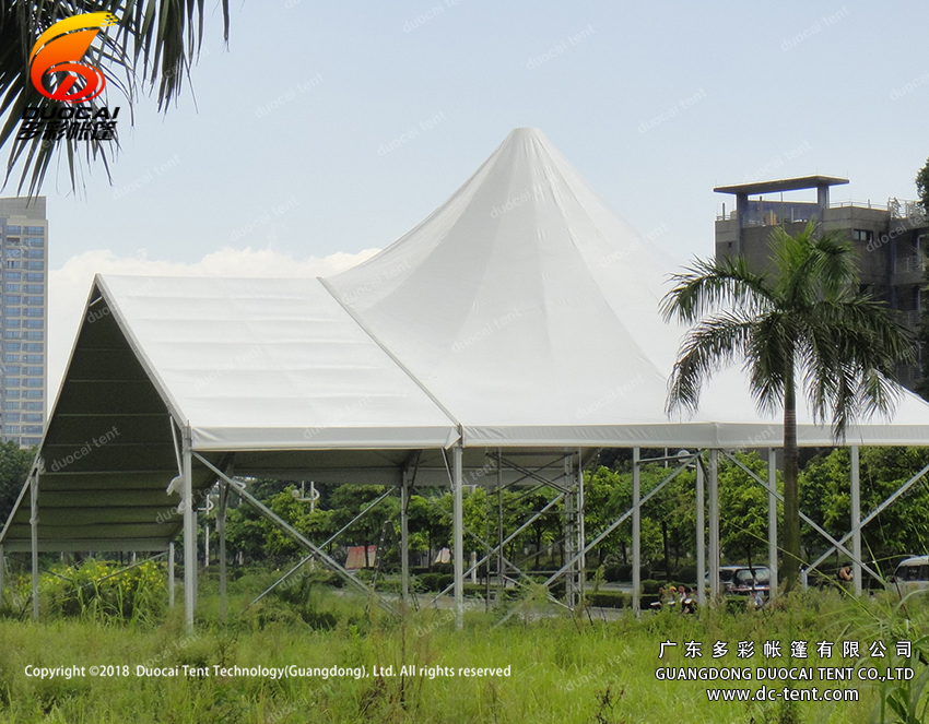 Mixed marquee tent with side walls PVC from chinese supplier