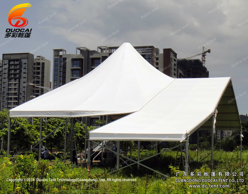 Mixed marquee tent with side walls PVC from chinese supplier