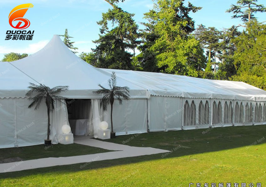 Mixed marquee tent with side walls PVC from chinese supplier