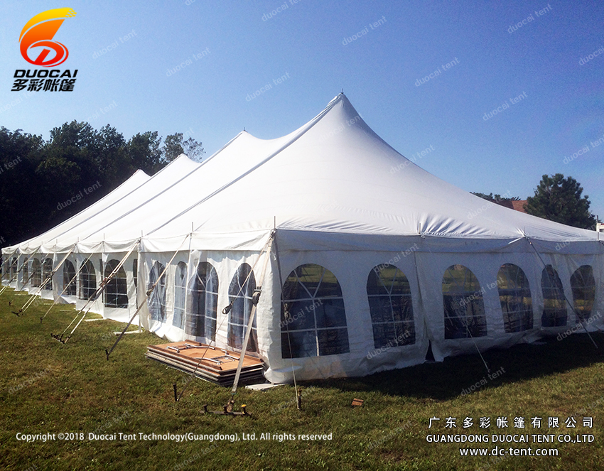 White PVC mixed tent factory from China