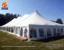 White PVC mixed tent factory from China