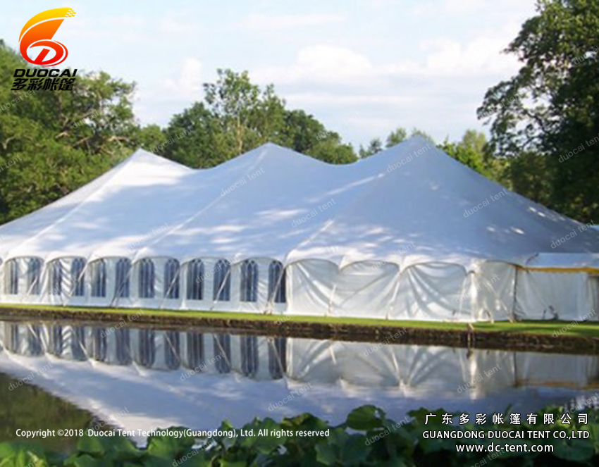 White PVC mixed tent factory from China