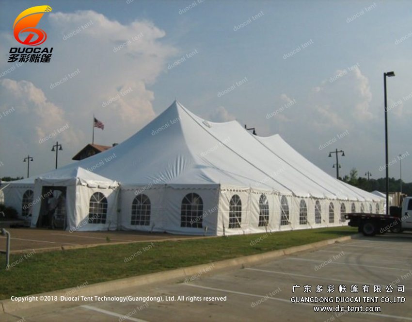 White PVC mixed tent factory from China