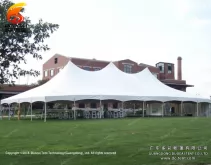 White PVC mixed tent factory from China