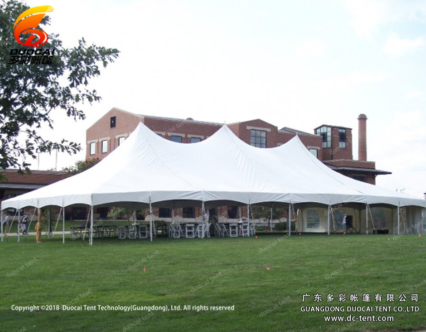 White PVC mixed tent factory from China
