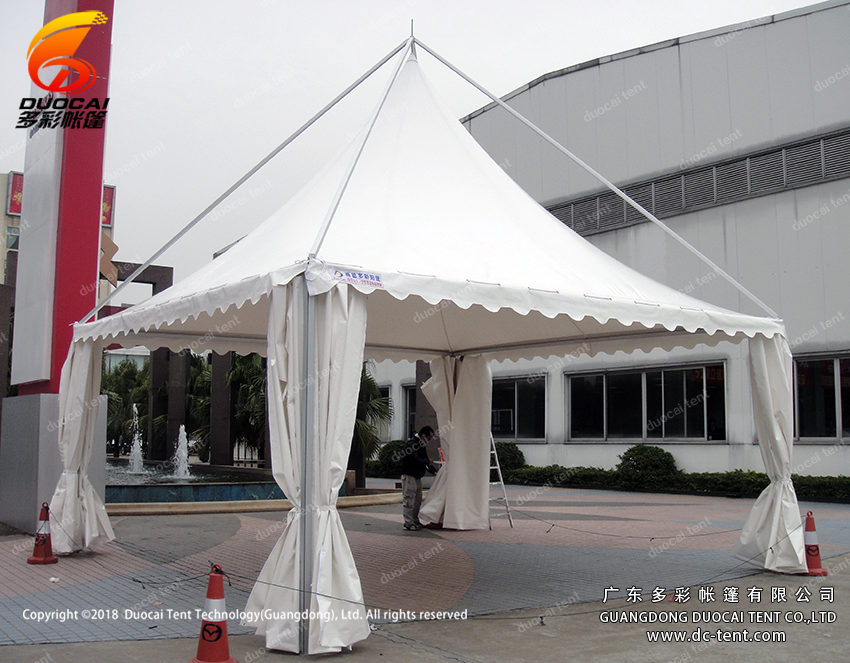 5x5M Gazebo tent with clear windows for sale