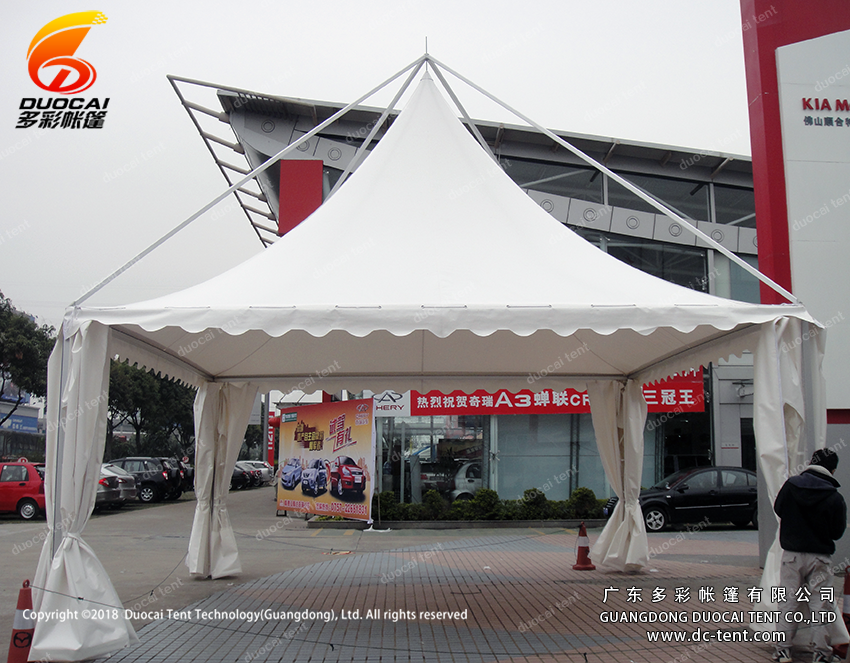 5x5M Gazebo tent with clear windows for sale