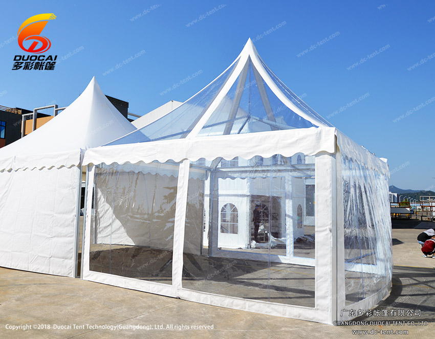 transparent PVC tent for party events 