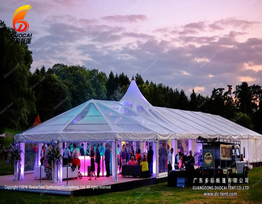Fashion design of wedding tent with clear sidewall