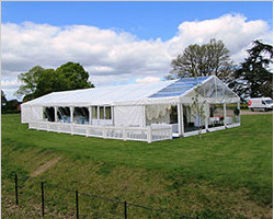 Temporary Tent Structure For Ceremony And Reception