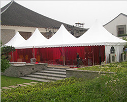 Pagoda tent for festival use