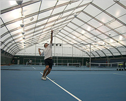 Modular sport field tent for tennis game