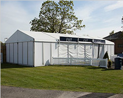 Reception hall tent 6m x 15m for exit