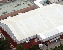 Large 50m pavilion for trade fair in USA